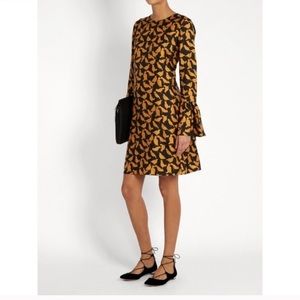 LA Double J orange crow mini dress- NWOT